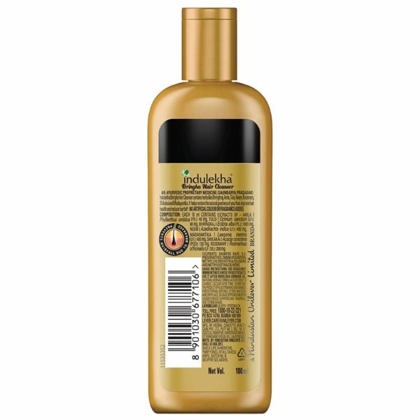 INDULEKHA BRINGHA HAIR SHAMPOO - 100ml - Image 2