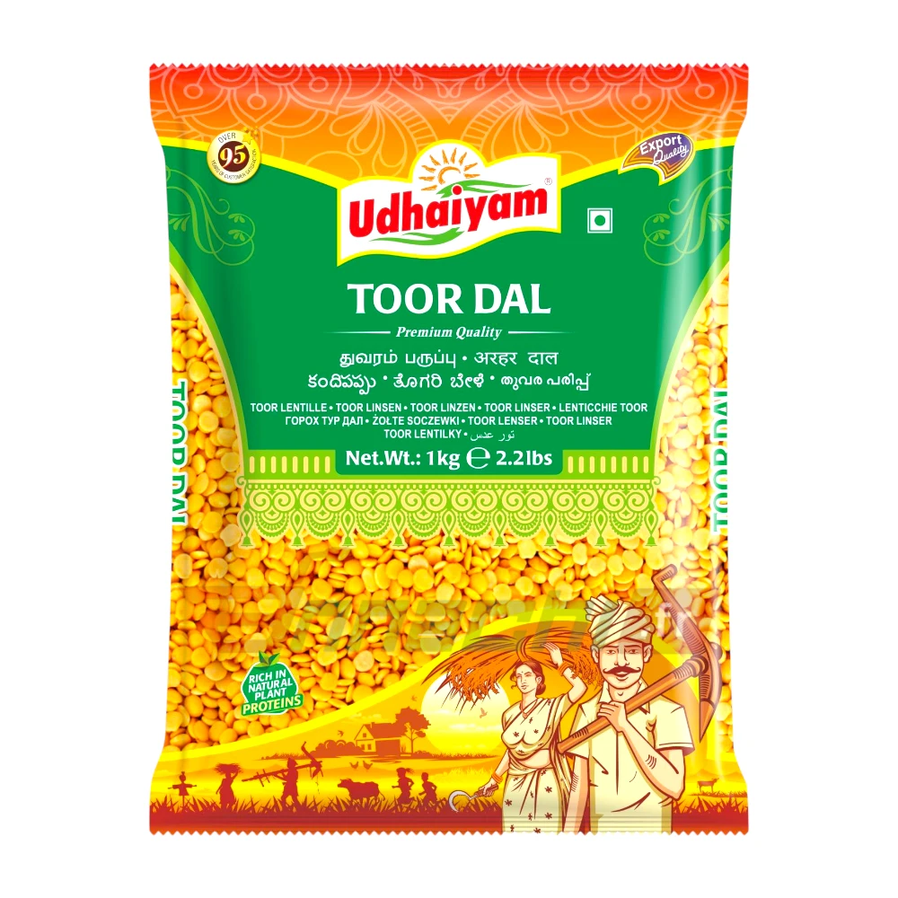 Buy Udhaiyam Toor Dal Plain 1kg Online in France and Europe