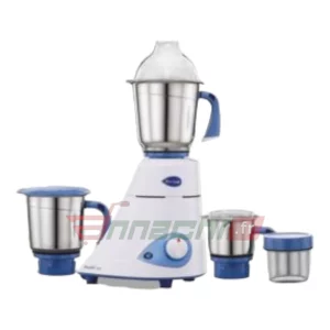 PREETHI BLUE LEAF SILVER MIXER GRINDER 600 WATT - 1 Pc plus EU Adapter