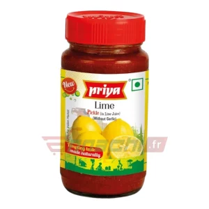 PRIYA LIME PICKLE (In Lime Juice - Without Garlic) - 300g