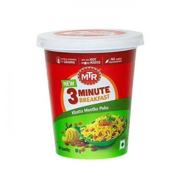 MTR (3-MIN BREAKFAST) KHATTA MEETHA POHA - 80g - Image 1