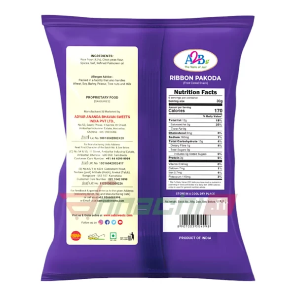 A2B RIBBON PAKODA - 200g - Image 2