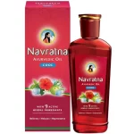 NAVARATNA AYURVEDIC COOL HAIR OIL WITH 9 HERBAL INGREDIENTS - 180ml