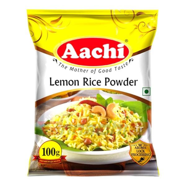 AACHI LEMON RICE POWDER - 100g - Image 1
