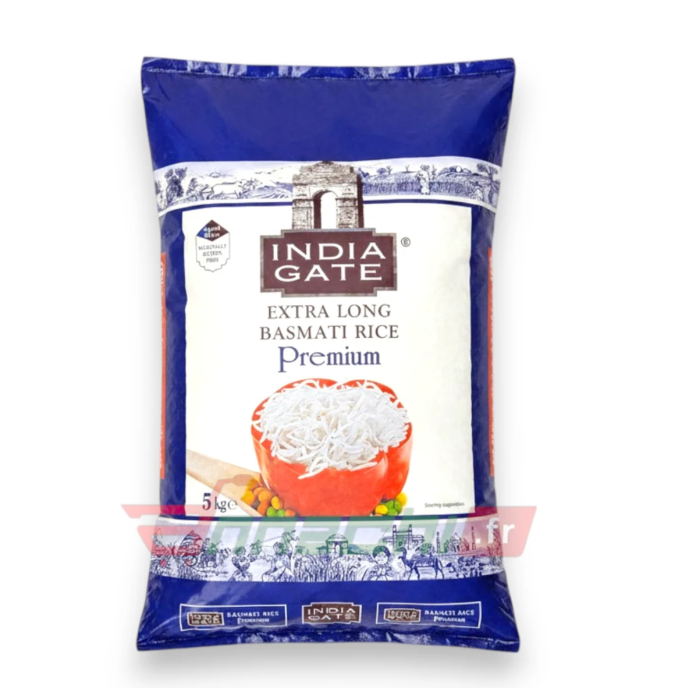 BUY INDIA GATE PREMIUM EXTRA LONG BASMATI RICE FRANCE EUROPE GERMANY BELGIUM AND NETHERLAND ONLINE INDIA GATE PREMIUM EXTRA LONG BASMATI RICE - 5Kg - Image 1