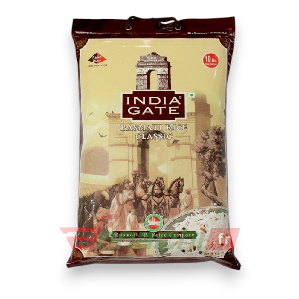 INDIA GATE BASMATI RICE CLASSIC FRANCE AND EUROPE INDIA GATE BASMATI RICE CLASSIC - 10Kg - Image 1