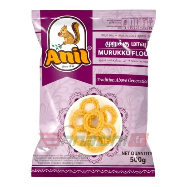 ANIL MURUKKU FLOUR FRANCE AND EUROPE ANIL MURUKKU FLOUR - 500g - Image 1