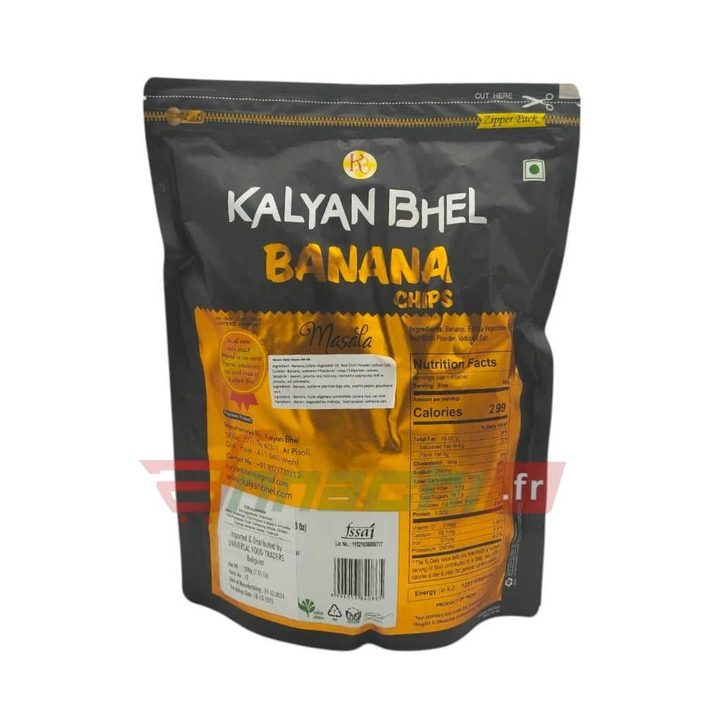 WhatsApp Image 2024-12-20 at 3.50.48 PM (2) KALYAN BHEL BANANA CHIPS BLACK PEPPER - 200g - Image 1