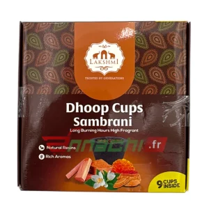 LAKSHMI DHOOP CUPS (9 Pcs) - 1Box
