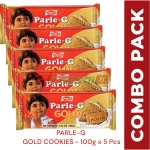 COMBO PACK | PARLE-G GOLD COOKIES - 100g x 5 Pcs