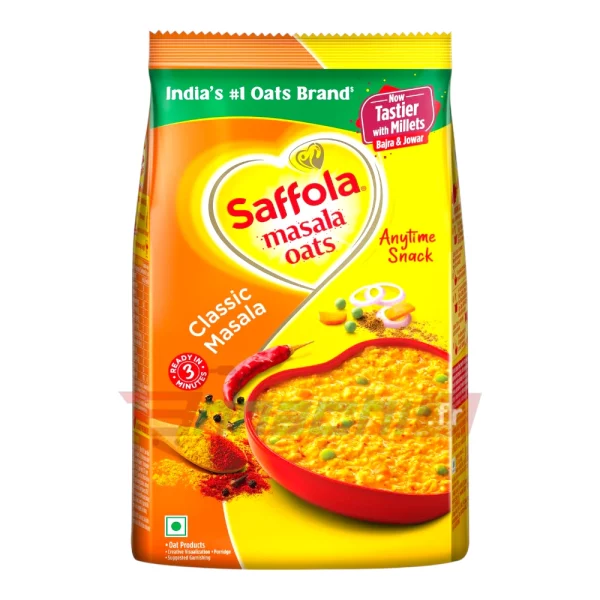 SAFFOLA MASALA OATS - 500g France and Europe SAFFOLA MASALA OATS - 500g - Image 1