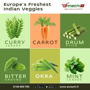 Buy Fresh Indian Vegetables Online in France and Europe, Potatoes, Tomatoes, Onions, Avarakkai (Indian Broad Beans), Desi Gajer (Red Carrot), Cabbage, Cauli Flower , Broccoli, Cucumber, Fresh Shakarkandi (Sweet Potato).