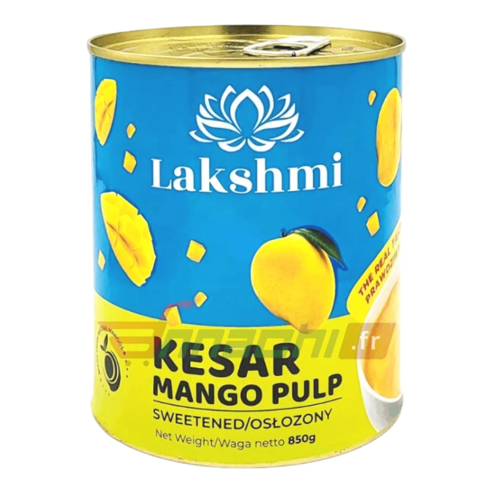 LAKSHMI KESAR MANGO PULP FRANCE AND EUROPE LAKSHMI KESAR MANGO PULP - 850g - Image 1