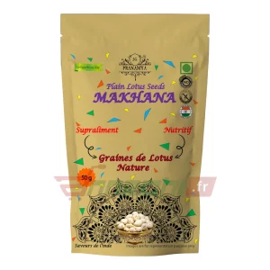 PRANAMYA PLAIN LOTUS SEEDS/MAKHANA NUTRIENT - 50g