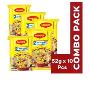 COMBO PACK | MAGGI NOODLES MASALA – 52g x 10Pcs