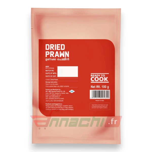 TASTY NIBBLES DRIED PRAWN - 100g - Image 2