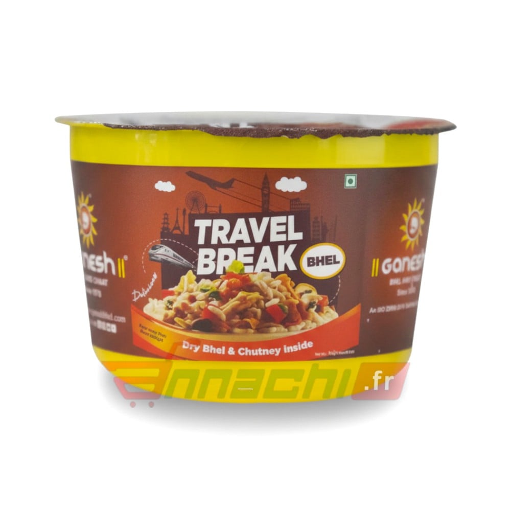 GANESH DRY BHEL TRAVEL BREAK FRANCE AND EUROPE GANESH DRY BHEL TRAVEL BREAK - 100g - Image 1