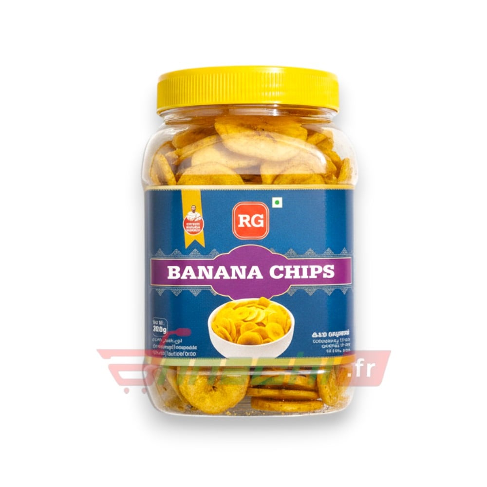 RG BANANA CHIPS FRANCE EUROPE GERMANY BELGIUM AND NETHERLAND RG BANANA CHIPS - 200g - Image 1