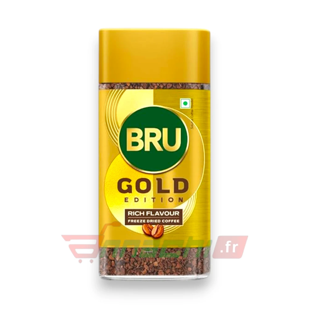 BUY BRU COFFEE GOLD JAR FRANCE EUROPE GERMANY BELGIUM AND NETHERLAND BRU COFFEE GOLD JAR - 55g - Image 1