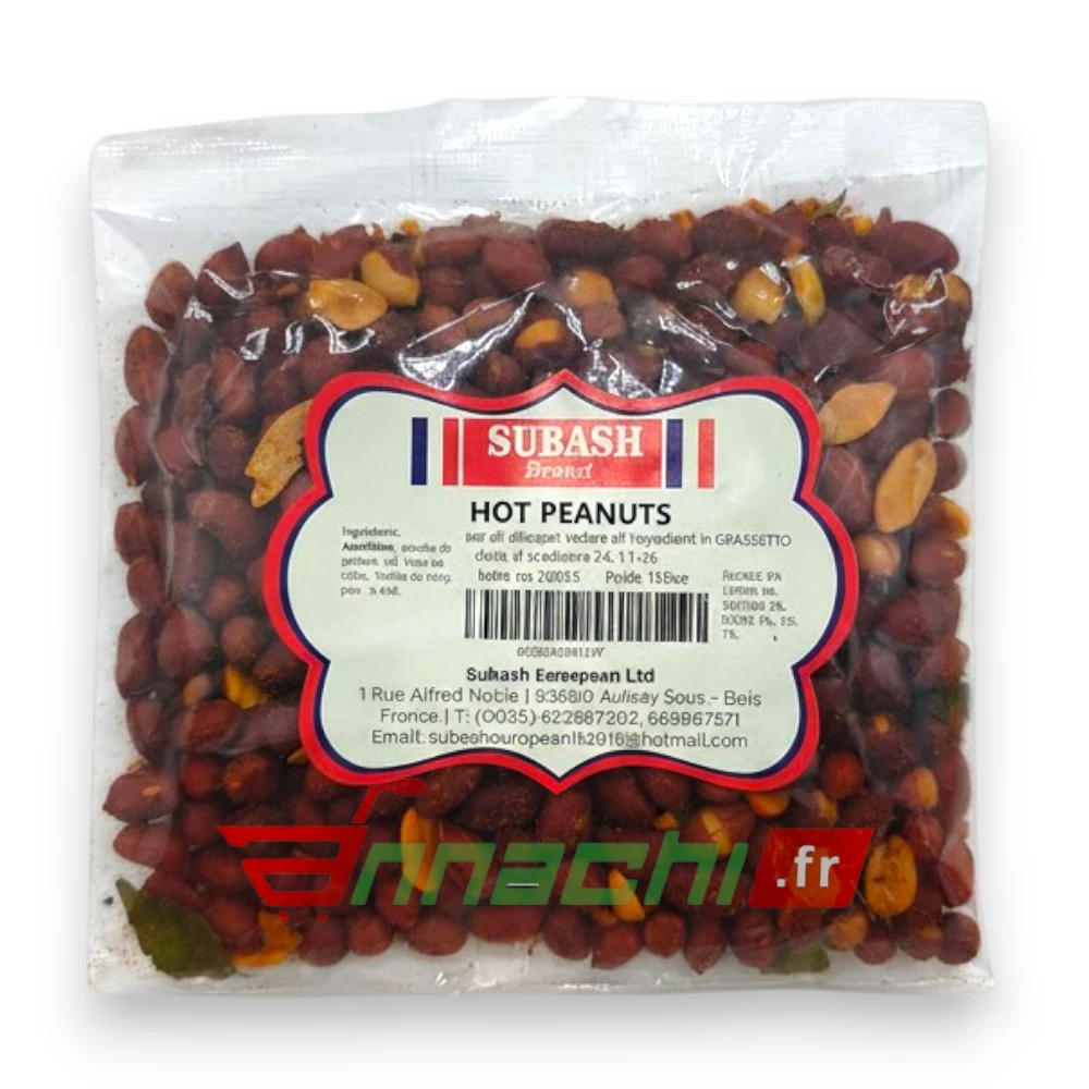 BUY SUBASH HOT PEANUT FRANCE EUROPE GERMANY BELGIUM AND NETHERLAND ONLINE SUBASH HOT PEANUT - 150g - Image 1