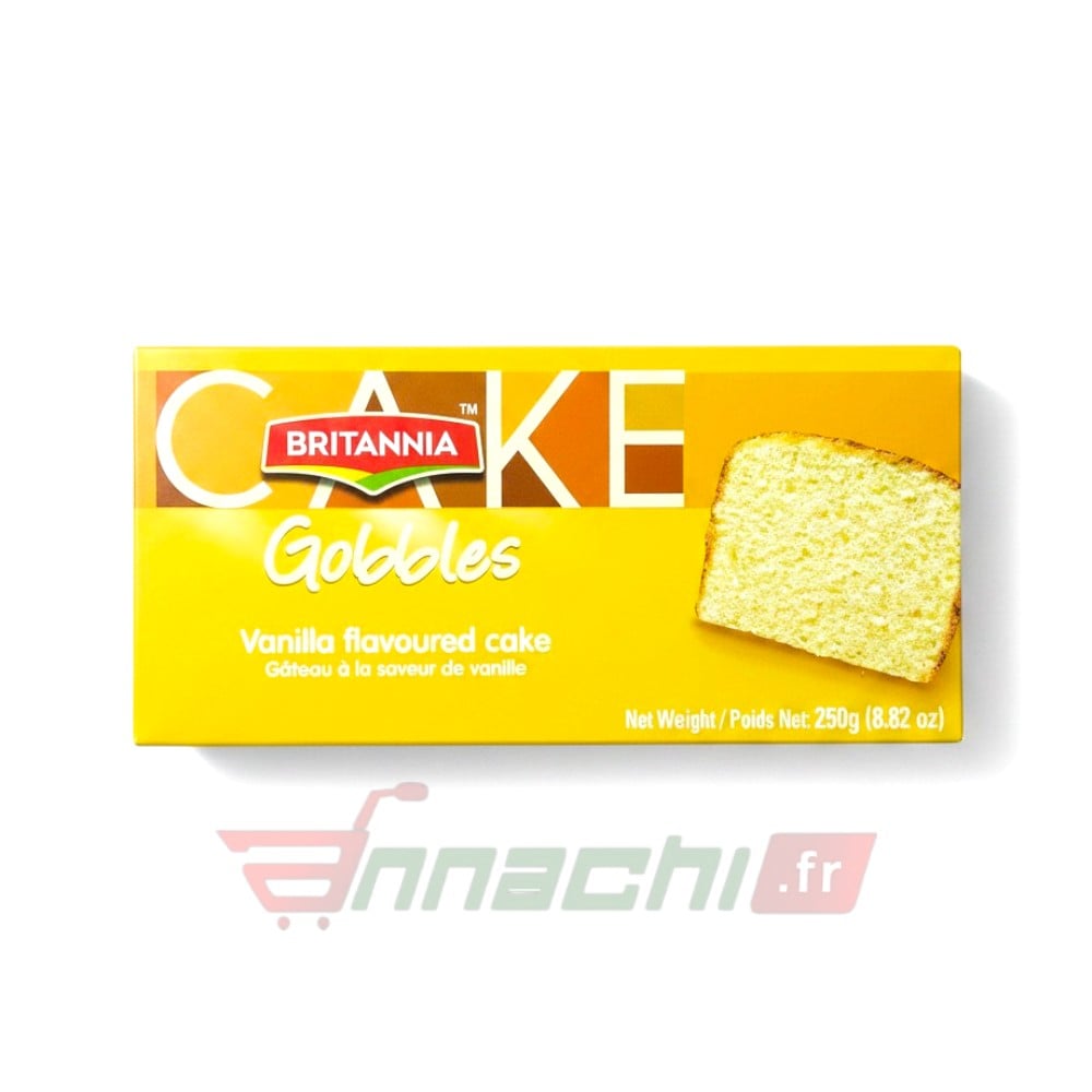BUY-BRITANNIA-GOBBLES-VANILLA-FLAVOURED-CAKE-250g-FRANCE-EUROPE-GERMANY-NETHERLAND-AND-BELGIUM-ONLINE BRITANNIA GOBBLES VANILLA FLAVOURED CAKE - 250g - Image 1