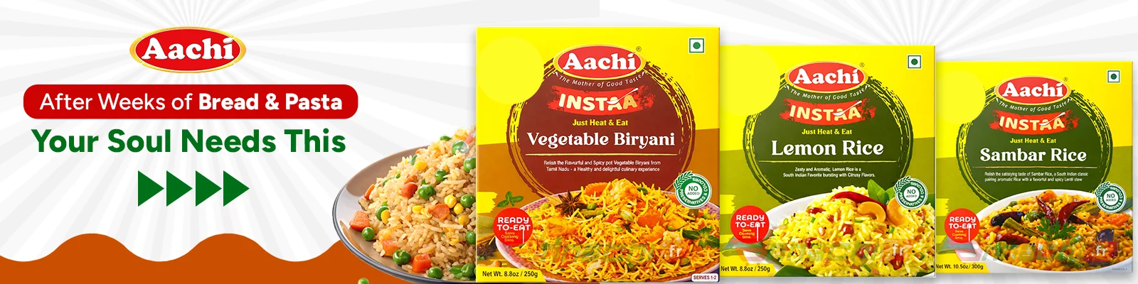 Ready In Minutes AACHI Foods