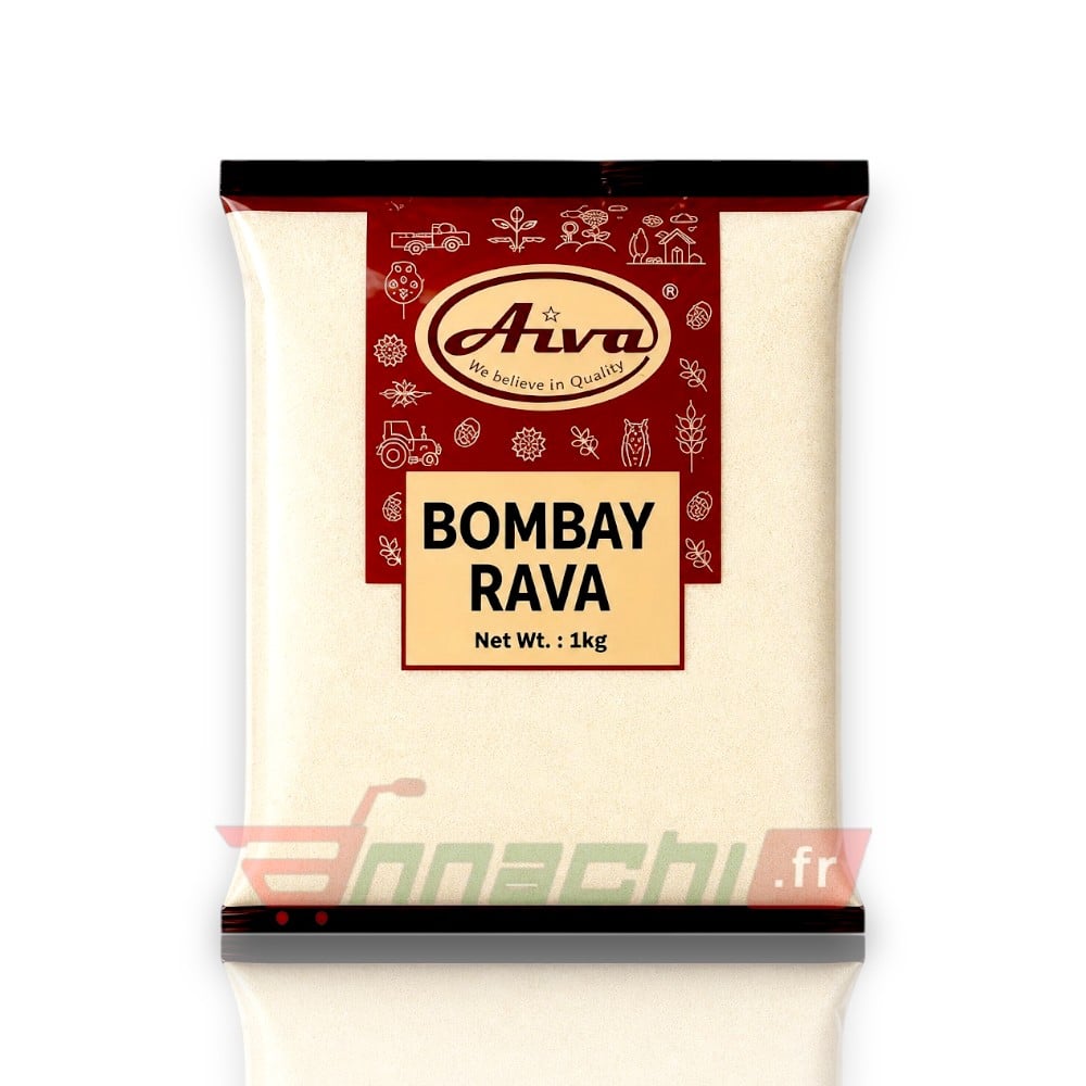 BUY-AIVA-BOMBAY-RAVA-1Kg-FRANCE-EUROPE-GERMANY-NETHERLAND-AND-BELGIUM-ONLINE AIVA BOMBAY RAVA - 1Kg - Image 1