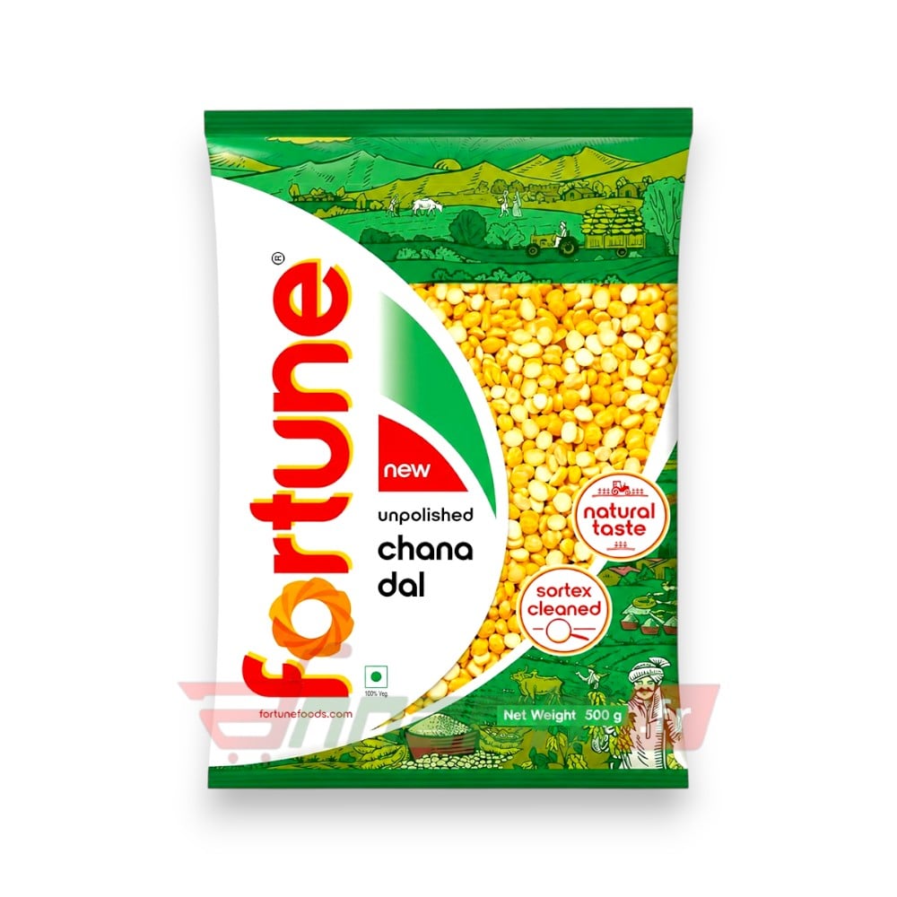 BUY-FORTUNE-CHANA-DAL-500g-FRANCE-EUROPE-GERMANY-NETHERLAND-AND-BELGIUM-ONLINE FORTUNE CHANA DAL – 500g - Image 1