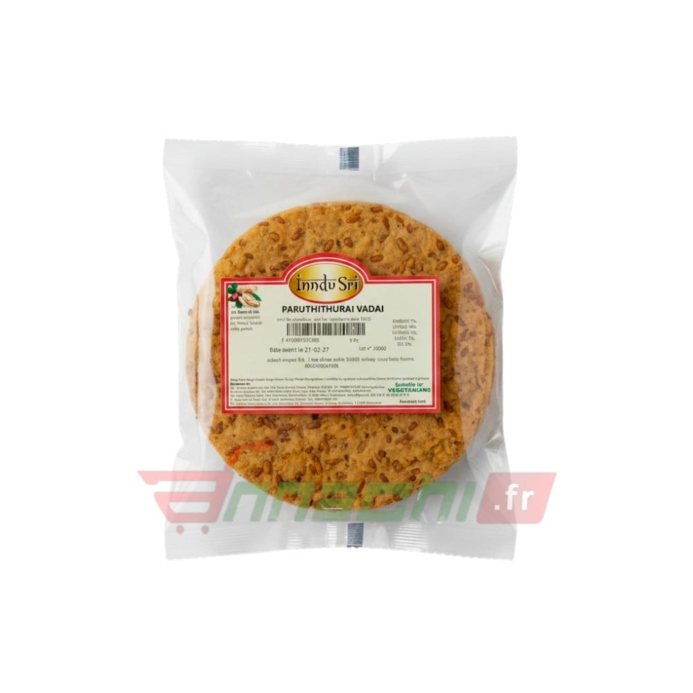 BUY INNDU SRI PARUTHITHURAI VADAI - 5Pcs FRANCE EUROPE GERMANY NETHERLAND AND BELGIUM ONLINE INNDU SRI PARUTHITHURAI VADAI (5Pcs) - 1Pkt - Image 1