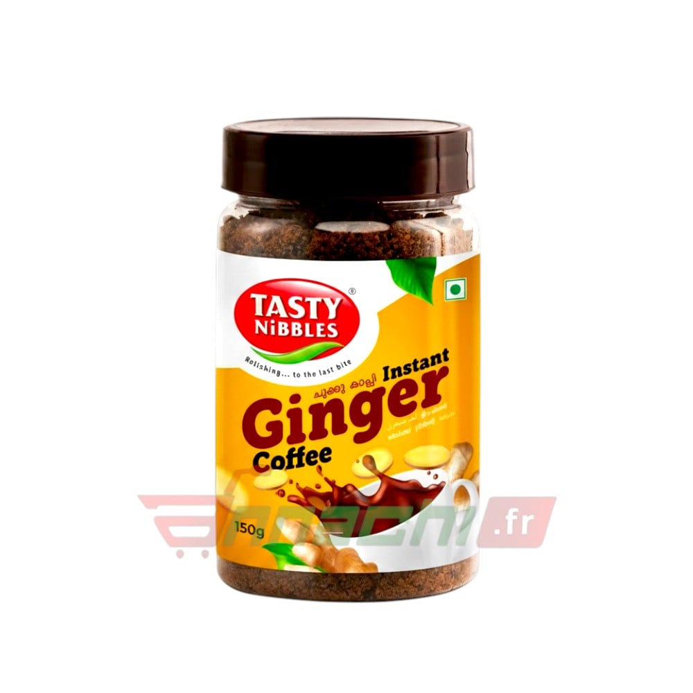 BUY TASTY NIBBLES INSTANT GINGER COFFEE - 150g FRANCE EUROPE GERMANY NETHERLAND AND BELGIUM ONLINE TASTY NIBBLES INSTANT GINGER COFFEE - 150g - Image 1